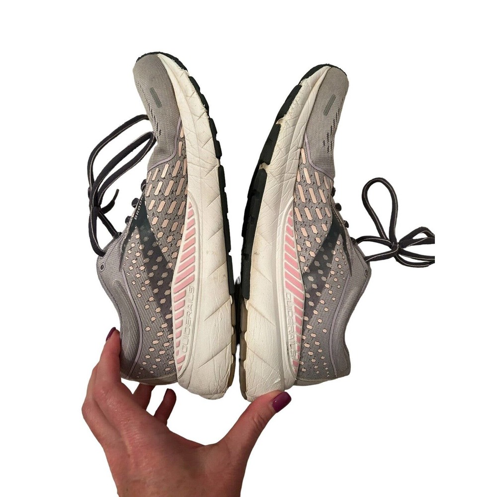 Brooks Adrenaline GTS 21 Women's 7.5 Running Shoe Lilac Pink Gray